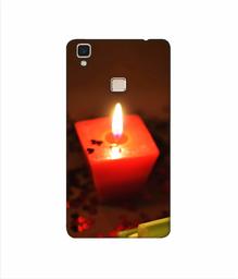 Amazon Brand - Solimo Designer Candle Light 3D Printed Hard Back Case Mobile Cover for Vivo V3 Max