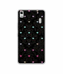 Amazon Brand - Solimo Designer Heart Texture UV Printed Soft Back Case Mobile Cover for Lenovo K3 Note / A7000