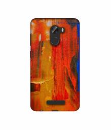 Amazon Brand - Solimo Designer Orange Canvas 3D Printed Hard Back Case Mobile Cover for Gionee A1 Lite