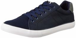 Amazon Brand - Symbol Men's Navy 1 PU Sneakers-9 UK (43 EU) (10 US) (AZ-YS-149)