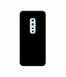 Amazon Brand - Solimo Designer Solid Black 3D Printed Hard Back Case Mobile Cover for Vivo V17 Pro