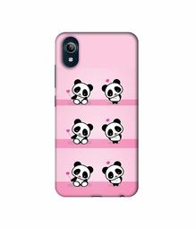 Amazon Brand - Solimo Designer Panda Pattern 3D Printed Hard Back Case Mobile Cover for Vivo Y91i