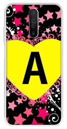 Amazon Brand - Solimo Designer Multicolor Heart Pattern Alphabet-A Printed Soft Back Case Mobile Cover for Poco X2 / Xiaomi Redmi K30