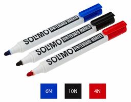 Amazon Brand - Solimo White Board Markers  Set (20 pieces, Black-10, Blue-6, Red-4)