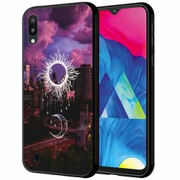 Amazon Brand - Solimo Designer Sun & Moon Printed Hard Back Case Mobile Cover for Samsung Galaxy M10 (D1286)