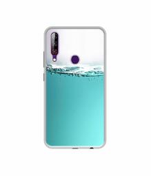 Amazon Brand - Solimo Designer Half Fill UV Printed Soft Back Case Mobile Cover for LG W30 Pro