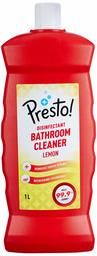 Amazon Brand - Presto! Bathroom Cleaner, Lemon - 1 L