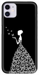 Amazon Brand - Solimo Designer Girl Design 3D Printed Hard Back Case Mobile Cover for Apple iPhone 11