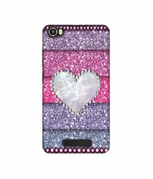 Amazon Brand - Solimo Designer Stone Heart UV Printed Soft Back Case Mobile Cover for Lava Iris X8