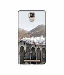 Amazon Brand - Solimo Designer Steam Train 3D Printed Hard Back Case Mobile Cover for Gionee Marathon M5 Plus