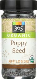 365 Everyday Value, Organic Poppy Seed, 2.05 oz