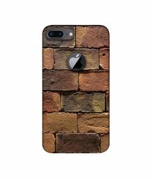 Amazon Brand - Solimo Designer Burn Bricks 3D Printed Hard Back Case Mobile Cover for Apple iPhone 8 Plus (with Logo Cut)