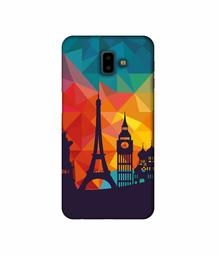 Amazon Brand - Solimo Designer Colored Paris 3D Printed Hard Back Case Mobile Cover for Samsung Galaxy J6 Plus