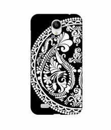 Amazon Brand - Solimo Designer Half Circle Rangoli 3D Printed Hard Back Case Mobile Cover for Vivo Y21L