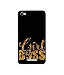 Amazon Brand - Solimo Designer Sparkle Girl Boss 3D Printed Hard Back Case Mobile Cover for Lava Iris X8