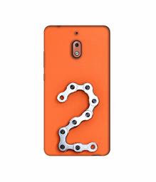 Amazon Brand - Solimo Designer Two Number 3D Printed Hard Back Case Mobile Cover for Nokia 2.1