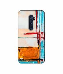 Amazon Brand - Solimo Designer Glass Paint 3D Printed Hard Back Case Mobile Cover for Oppo Reno 2