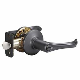 AmazonBasics December Door Lever - Entry - Matte Black