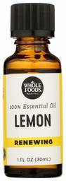 Whole Foods Market, Essential Oil, Lemon, 1 fl oz