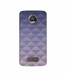 Amazon Brand - Solimo Designer Circle Texture 3D Printed Hard Back Case Mobile Cover for Moto Z2 Play