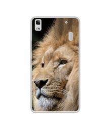 Amazon Brand - Solimo Designer Lion UV Printed Soft Back Case Mobile Cover for Lenovo K3 Note / A7000