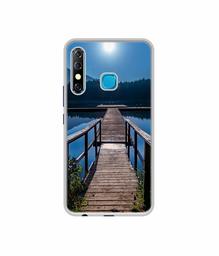 Amazon Brand - Solimo Designer Wooden Beach UV Printed Soft Back Case Mobile Cover for Infinix Hot 8