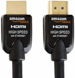 AmazonBasics - Cavi HDMI High-Speed con Ethernet, 3D, ARC, 2 pz (2 m)