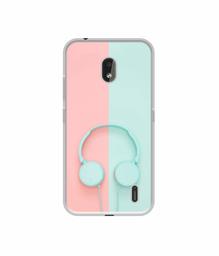 Amazon Brand - Solimo Designer Head Phone UV Printed Soft Back Case Mobile Cover for Nokia 2.2