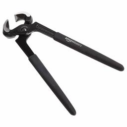 AmazonBasics Chrome Vanadium Steel Carpenter’s Pincers, 225mm