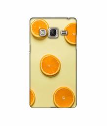 Amazon Brand - Solimo Designer Orange Texture 3D Printed Hard Back Case Mobile Cover for Samsung Z3