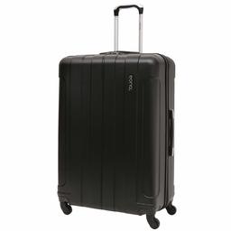 EONO Essentials ABS Equipaje Maleta rígida Ligera con 4 Ruedas, Grande 81cm, 126L, Negro