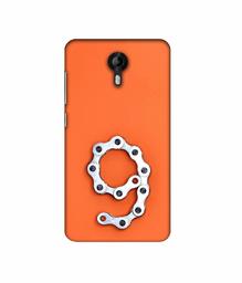 Amazon Brand - Solimo Designer Number Nine 3D Printed Hard Back Case Mobile Cover for Micromax Canvas Nitro 4G E455