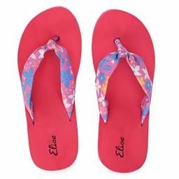 ELISE Women's Pink Slippers-4 UK (37 EU) (5 US) (EFHS20-06)