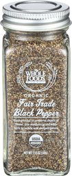 Whole Foods Market, Organic Fair Trade Black Pepper, 1.55 Ounce