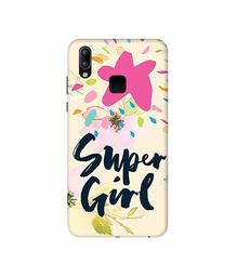 Amazon Brand - Solimo Designer Super Girl 3D Printed Hard Back Case Mobile Cover for Vivo Y95