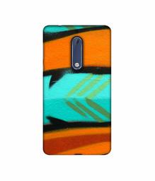 Amazon Brand - Solimo Designer Brush Art 3D Printed Hard Back Case Mobile Cover for Nokia 5