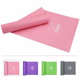 UMI. by Amazon - Elastici Fitness Bande di Resistenza 1.5m 2m Fasce Elastiche per Palestra Allenamento Pilates Yoga Fisioterapia (Rosa, 2M)