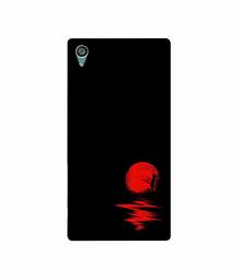 Amazon Brand - Solimo Designer Red Moon 3D Printed Hard Back Case Mobile Cover for Sony Xperia Z5 Dual