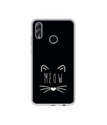 Amazon Brand - Solimo Designer Meow UV Printed Soft Back Case Mobile Cover for Honor 10 Lite