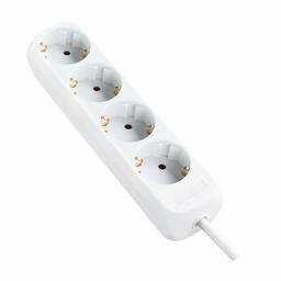 AmazonBasics Four Socket Extension Lead, 2 Metre, White