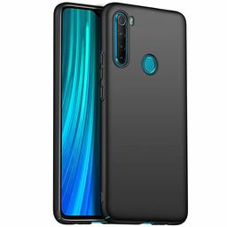 Amazon Brand - Solimo Mobile Cover (Hard Back & Slim) for Mi Redmi Note 8 (Black)