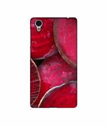 Amazon Brand - Solimo Designer Red Texture 3D Printed Hard Back Case Mobile Cover for Vivo Y51L