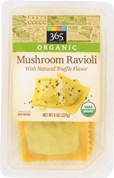 365 Everyday Value, Organic Mushroom Ravioli, 8 oz, (Frozen)