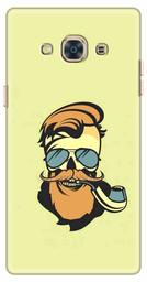 Amazon Brand - Solimo Designer Beard Man Brown 3D Printed Hard Back Case Mobile Cover for Samsung Galaxy J3 Pro