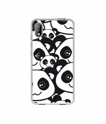 Amazon Brand - Solimo Designer Panda Texture UV Printed Soft Back Case Mobile Cover for I Kall K5