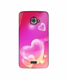 Amazon Brand - Solimo Designer Heart Abstract 3D Printed Hard Back Case Mobile Cover for InFocus M350