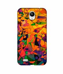 Amazon Brand - Solimo Designer Multicolor Texture 3D Printed Hard Back Case Mobile Cover for Vivo Y21L