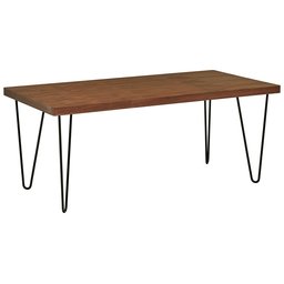 Amazon Brand – Rivet Industrial Mid-Century Modern Hairpin Dining Table, 70.9