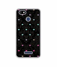 Amazon Brand - Solimo Designer Heart Texture UV Printed Soft Back Case Mobile Cover for Panasonic Eluga A4