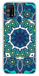 Amazon Brand - Solimo Designer Multicolor Artistic Blue Pattern Printed Soft Back Case Mobile Cover for Samsung Galaxy M31